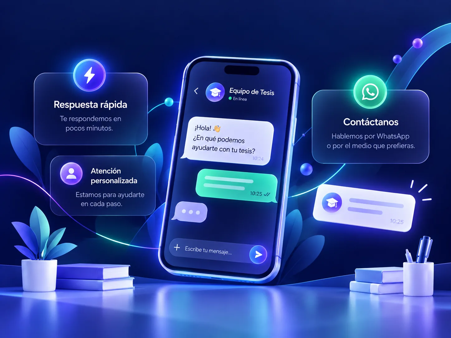 Chat futurista para asesoría de tesis